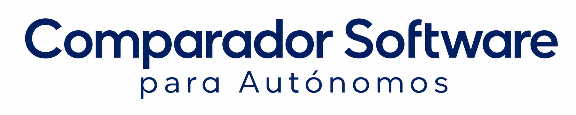 Comparador Software Autónomos (Inglés)
